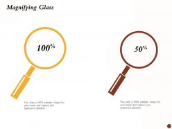 Magnifying Glass Audience Debt Restructuring Ppt Powerpoint Themes