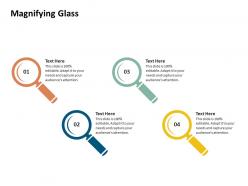 Magnifying glass audiences attention capture ppt powerpoint presentation icon