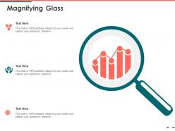 Magnifying glass audiences attention tecnology ppt powerpoint presentation outline shapes