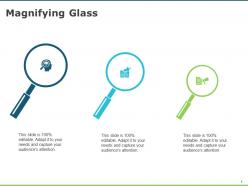 Magnifying glass big data technology d64 ppt powerpoint presentation infographics ideas