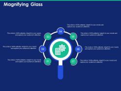 Magnifying glass capture n215 ppt powerpoint presentation visuals