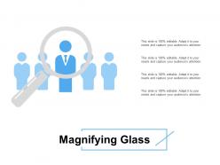 Magnifying glass data analysis ppt powerpoint presentation professional tips