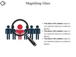 Magnifying glass example of ppt presentation