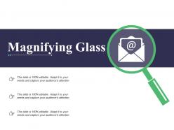 Magnifying glass management ppt powerpoint presentation layouts design inspiration