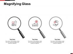 Magnifying glass market segmentation k71 ppt powerpoint presentation examples