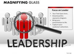 Magnifying glass powerpoint presentation slides