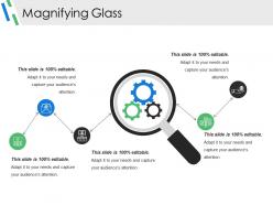 Magnifying glass powerpoint slide presentation tips
