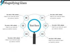 Magnifying glass powerpoint slide show