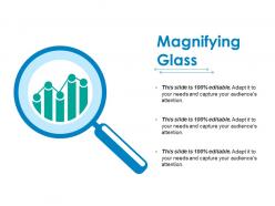 Magnifying glass ppt infographic template model