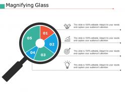 Magnifying glass ppt pictures maker