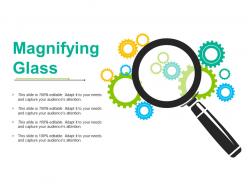 Magnifying glass ppt portfolio topics