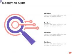 Magnifying glass ppt powerpoint presentation professional format ideas