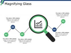 Magnifying glass ppt summary example introduction