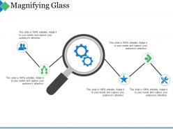 Magnifying glass ppt summary influencers