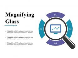 Magnifying glass presentation backgrounds