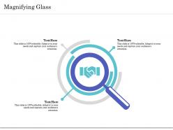 Magnifying glass r500 ppt powerpoint gallery outline