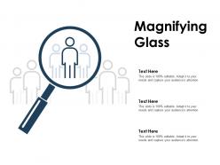 Magnifying glass research a72 ppt powerpoint presentation file portfolio