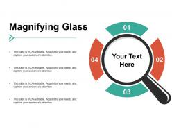 Magnifying glass research ppt summary example introduction