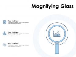 Magnifying glass technology c1185 ppt powerpoint presentation ideas slide portrait
