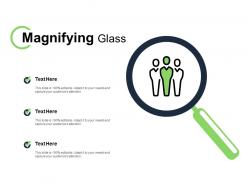 Magnifying glass technology c142 ppt powerpoint presentation file guide