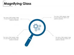 Magnifying glass technology gear c839 ppt powerpoint presentation file styles