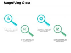 Magnifying glass technology h144 ppt powerpoint presentation professional microsoft