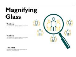 Magnifying glass technology ppt powerpoint presentation model pictures