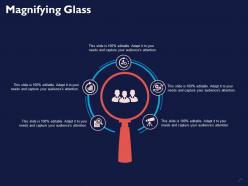 Magnifying glass technology ppt powerpoint presentation outline guide