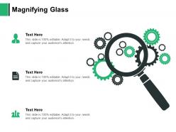 Magnifying glass technology testing e404 ppt powerpoint presentation show summary
