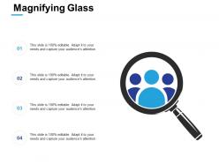 Magnifying glass testing l598 ppt powerpoint presentation file slides