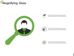 Magnifying glass testing l938 ppt powerpoint presentation file graphics