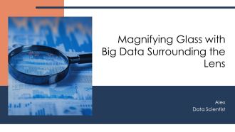 Magnifying Glass With Big Data Surrounding The Lens PPT PowerPoint AT