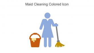 Maid Cleaning Colored Icon In Powerpoint Pptx Png And Editable Eps Format