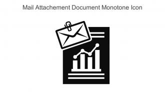 Mail Attachement Document Monotone Icon In Powerpoint Pptx Png And Editable Eps Format