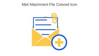Mail Attachment File Colored Icon In Powerpoint Pptx Png And Editable Eps Format