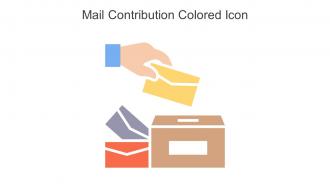 Mail Contribution Colored Icon In Powerpoint Pptx Png And Editable Eps Format