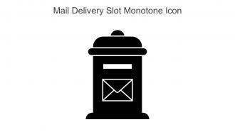 Mail Delivery Slot Monotone Icon In Powerpoint Pptx Png And Editable Eps Format