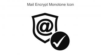 Mail Encrypt Monotone Icon In Powerpoint Pptx Png And Editable Eps Format