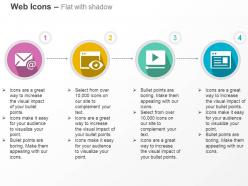 Mail internet safety video button data management ppt icons graphics