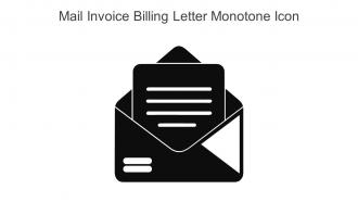 Mail Invoice Billing Letter Monotone Icon In Powerpoint Pptx Png And Editable Eps Format