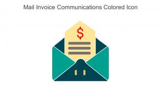 Mail Invoice Communications Colored Icon In Powerpoint Pptx Png And Editable Eps Format