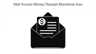 Mail Invoice Money Receipt Monotone Icon In Powerpoint Pptx Png And Editable Eps Format