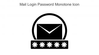 Mail Login Password Monotone Icon In Powerpoint Pptx Png And Editable Eps Format