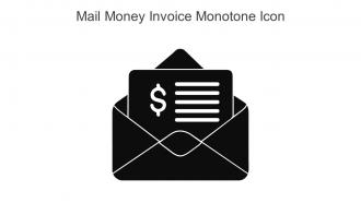 Mail Money Invoice Monotone Icon In Powerpoint Pptx Png And Editable Eps Format