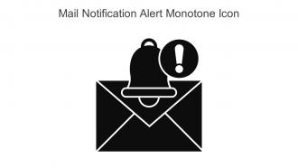 Mail Notification Alert Monotone Icon In Powerpoint Pptx Png And Editable Eps Format
