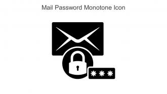 Mail Password Monotone Icon In Powerpoint Pptx Png And Editable Eps Format
