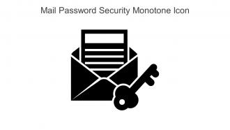 Mail Password Security Monotone Icon In Powerpoint Pptx Png And Editable Eps Format