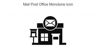 Mail Post Office Monotone Icon In Powerpoint Pptx Png And Editable Eps Format