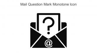 Mail Question Mark Monotone Icon In Powerpoint Pptx Png And Editable Eps Format
