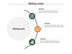 Mailing leads ppt powerpoint presentation infographics slide download cpb